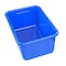Storex Cubby Storage Bin, Plastic, Blue, 5 PK 62416U05C - alternate 5